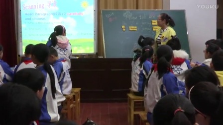 小学英语 B09 How tall are you 教学视频，2016年安徽省小学英语优质课