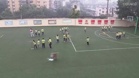 人教版小学体育与健康《接力跑的交接棒技术》教学视频，重庆市沙坪坝区金沙街小学校