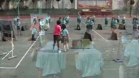 人教版小学体育与健康《跨越式跳高》教学视频，淮北市首府实验小学