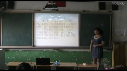 小学语文《一只贝》说课视频，洛阳市西工区，冯醒，河南省小学语文教师优质