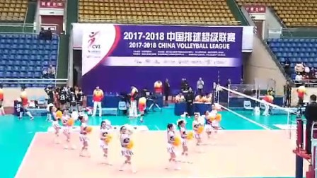 2017-2018中国排球超级联赛成都赛区- 蝶舞魅影舞蹈学校 啦啦操表演