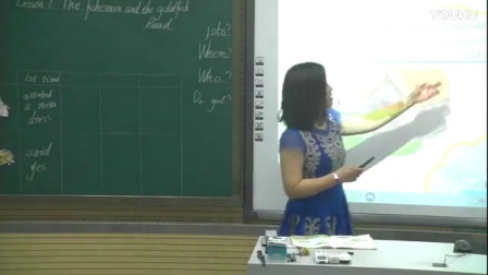科普版小学英语六下Lesson 9 I helped a deaf man to get home 教学视频，河南张丹丹