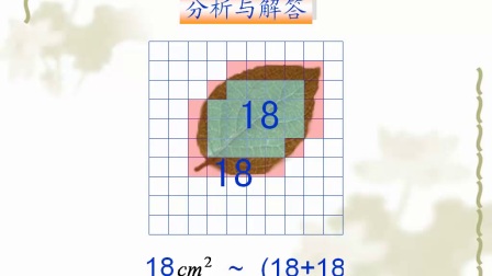 宁波市小学数学微课视频《估计不规则图形的面积》
