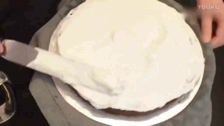抹圆型蛋糕胚之裱花蛋糕订生日蛋糕