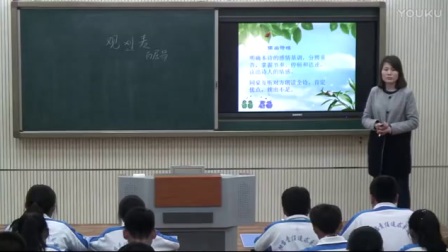 人教版初中语文九年级上册《观刈麦》教学视频，天津-马雪莲