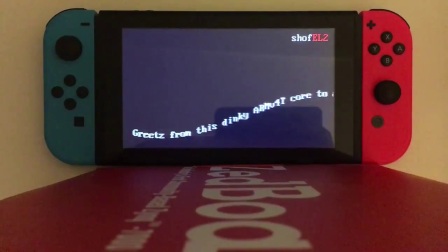 fail0verflow发布一个自制程序，滚动效果的