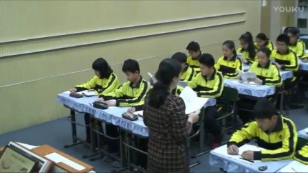 人教版初中语文八年级下册《雷电颂》教学视频，刘新荣