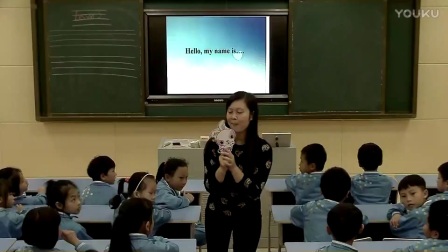 科普版小学英语三年级上册《Lesson 3 Nice to meet you》教学视频，江西周晓芳