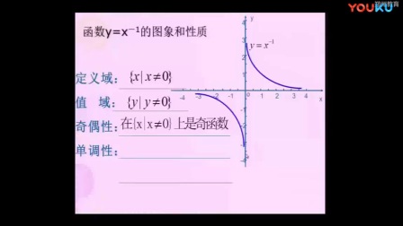 人教版数学高一《幂函数》教学视频，张怀鹏