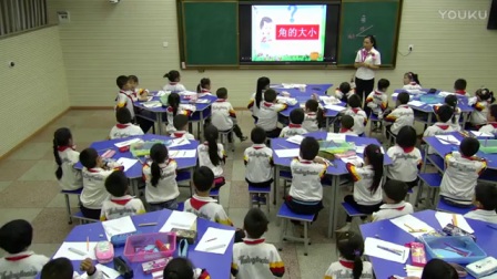 小学数学人教版二年级上册《角的初步认识》教学视频，云南杨慧萍