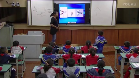 小学数学人教版二年级上册《角的初步认识》教学视频，西藏四朗曲宗