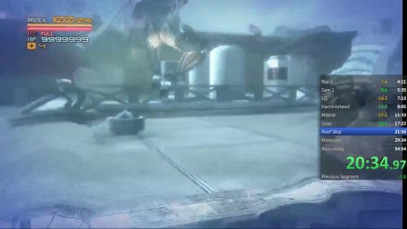 合金装备崛起 复仇 Metal Gear Rising NG+ Hard in「54-23」RTA