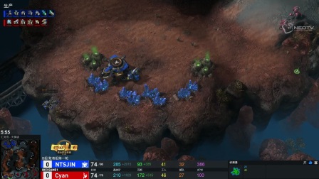 2018星际争霸II黄金职业联赛 第一赛季 B组败者组第一轮 NTSJIN vs Cyan