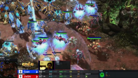 2018星际争霸II黄金职业联赛 第一赛季 B组双败赛第一轮 Cyan vs JieShi