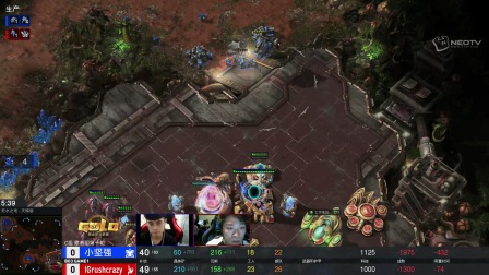 2018星际争霸II黄金职业联赛 第一赛季 C组败者组第一轮 小坚强 vs IGrushcrazy
