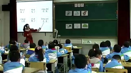人教版小学语文一年级上册《10 比尾巴》教学视频，国家级优质课