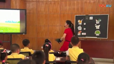 人教版小学语文一年级上册《10 比尾巴》教学视频，重庆省级优课