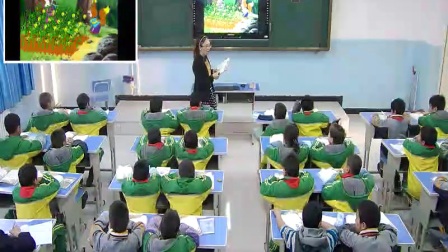 人教版小学语文一年级上册《16 小松鼠找花生》教学视频，新疆优质课