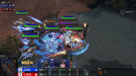 2018星际争霸II黄金职业联赛 第一赛季 八强淘汰赛 JieShi vs 小坚强