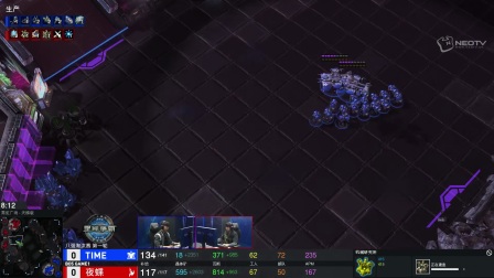 2018星际争霸II黄金职业联赛 第一赛季 八强淘汰赛 Time vs 夜蝶