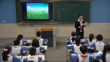 人教版小学语文四年级下册《20 花的勇气》教学视频，贵州省级优课