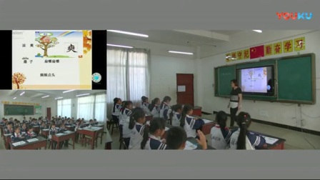 人教版小学语文三年级上册《11 秋天的雨》教学视频，云南省省级优课