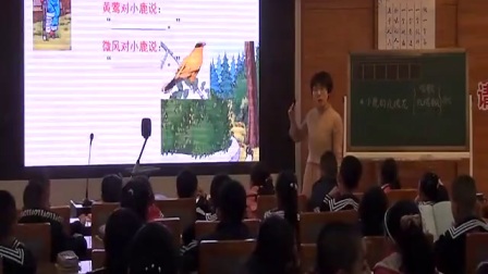 人教版小学语文二年级下册《4 小鹿的玫瑰花》教学视频，内蒙古省级优课