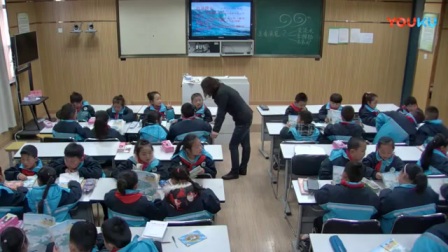 人教版小学语文二年级下册《4 看浪花》教学视频，安徽省市级优课
