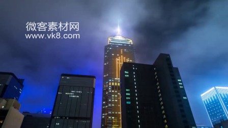 18sp846 香港美丽的城市夜景高清视频素材