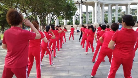 花果山健身队学跳跳跳乐十五套第三节，编导，朱晓敏