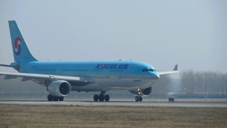大韩航空A330客机从桃仙机场起飞