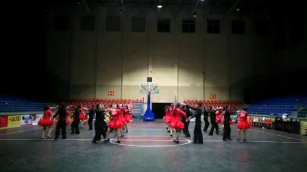 岢岚梦之岚舞蹈协会2018年7月1号建党节三步踩集体舞表演