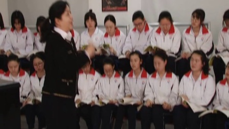 人音版高中音乐选修歌唱《踏雪寻梅》（高中音乐教师参赛部优获奖课例教学视频）
