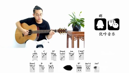 许嵩《明智之举》吉他弹唱教学视频 吉他教程 优咔音乐