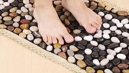 君晓天云a级雨花石足垫鹅卵石足底按摩垫石子路脚踩脚底按摩器家用指