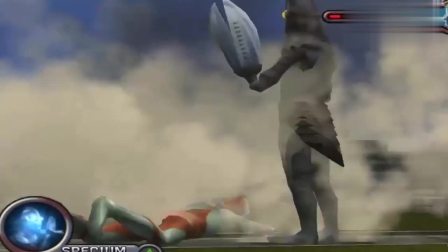 终极奥特曼战斗：奥特曼空想特摄初代奥特曼单人对战布莱克王两头怪兽