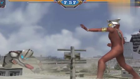 终极奥特曼战斗：戴拿奥特曼的两种形态对战