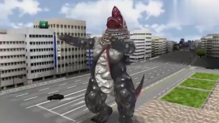 终极奥特曼战斗：戴拿 迪迦奥特曼打欧布怪兽王 哥尔赞