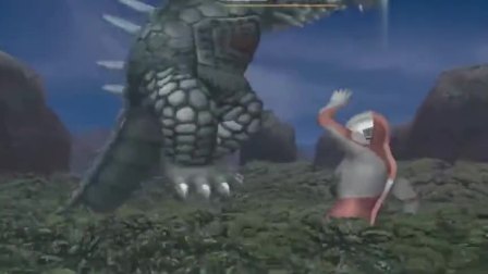 奥特曼格斗进化：泰兰特把奥特曼的手锁住了，这样奥特曼就没法还手