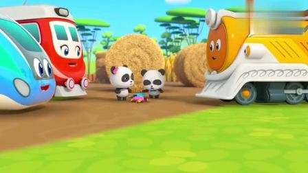 《宝宝巴士》奇奇和小火车捉迷藏，谁能先找到小火车呢