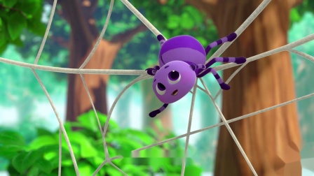 萌鸡小队趣自然蜘蛛为什么不会被蜘蛛网粘住？