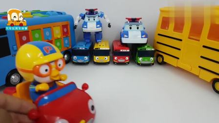 儿童益智声音启蒙玩具 警车珀利宝宝巴士小车车