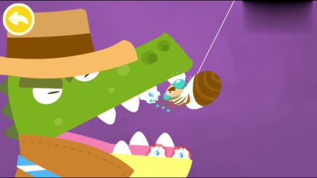 给鳄鱼拔牙 宝宝小牙医 宝宝巴士益智亲子游戏