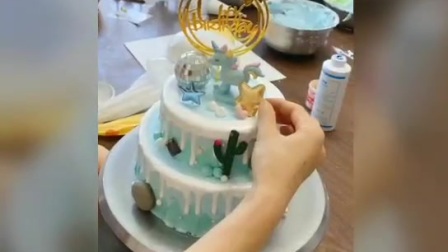蛋糕坯怎么抹韩式裱花各种装饰插件网红蛋糕制作方法