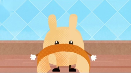 制作小兔子面包 宝宝美食派对 早教亲子游戏