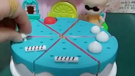 宝宝益智亲子玩具：给爸爸做生日蛋糕