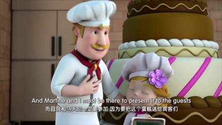 跟着超级飞侠学英语之装饰蛋糕，大家会自己动手做蛋糕吗？