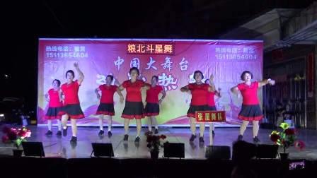 张屋舞队《桃花运》10月30日米粮芳姐娱乐健身舞队广场舞一周年晚会