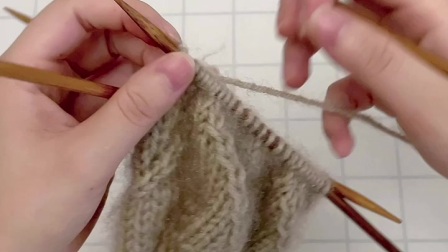 雅馨绣坊手工编织围巾视频：叶子花围巾5图解视频
