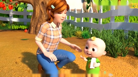 宝宝不知道苹果是怎么来的 看老师如何带宝宝到农场体验种苹果